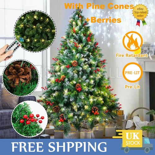 7ft bushy christmas tree with - tree,