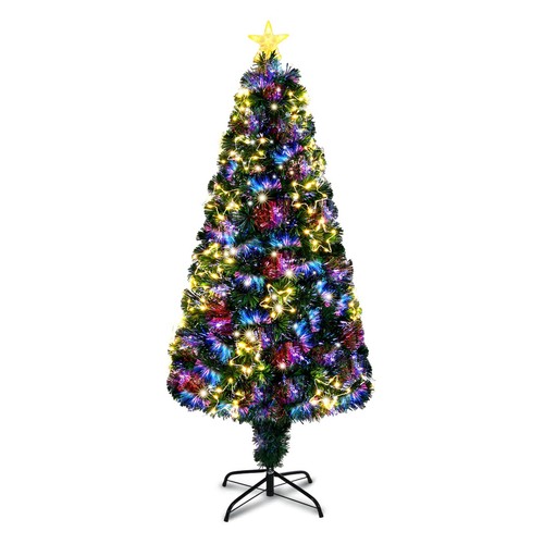 6ft fibre optic - optic, christmas