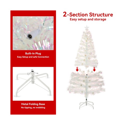 Led christmas tree - tree, white