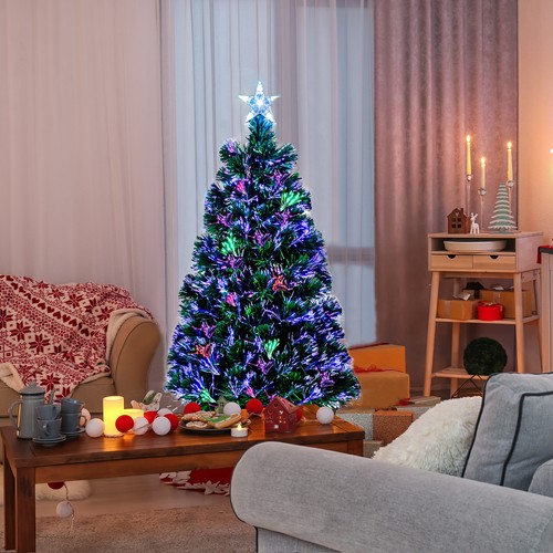 4ft fibre optic - optic, christmas