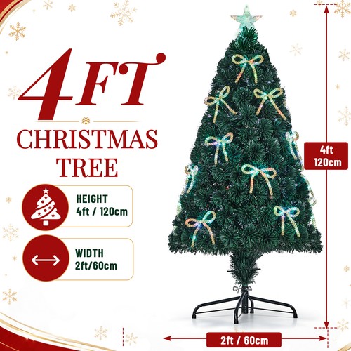 4ft fibre optic christmas - 4ft,
