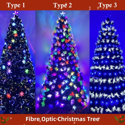 Pre lit multicolor fibre - pre-lit,
