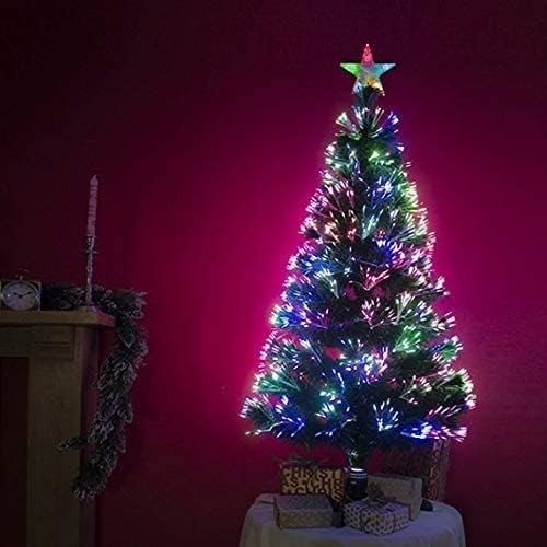 2ft green multi coloured fibre - multi,