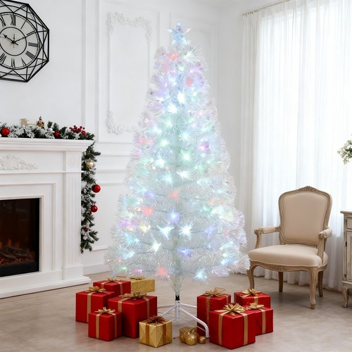 Pre lit fiber optic - pre-lit, christmas