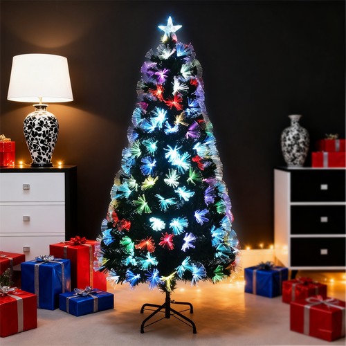 Pre lit fiber optic christmas - lit,